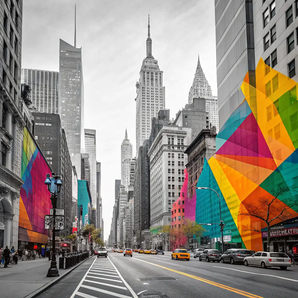 Vibrant City Life